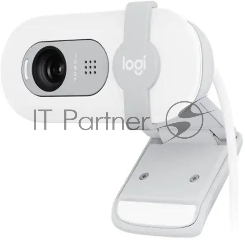 Камера Web Logitech HD Webcam Brio 100 белый 2Mpix (1920x1080) USB-A с микрофоном (960-001618)