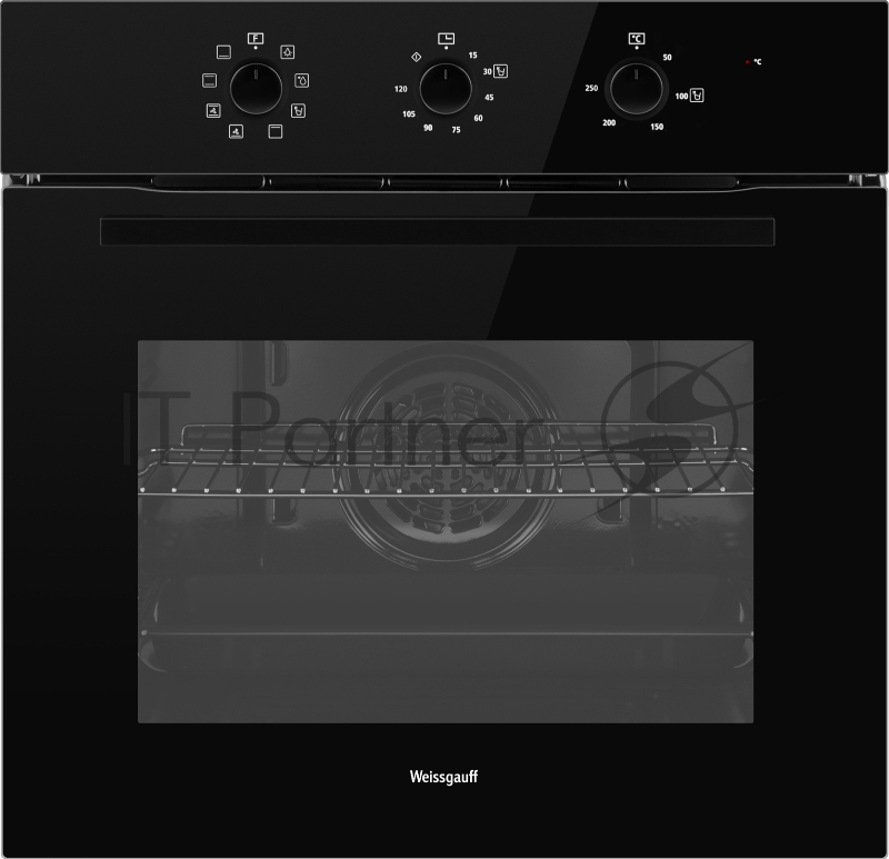 Духовой шкаф Электрический Weissgauff EOM 208 PDB Steam Clean черный