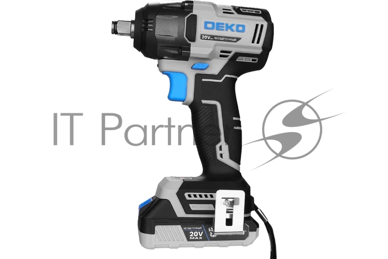 Гайковерт Deko DKIS 20Вт аккум. патрон:квад.1/2 (085-1067)