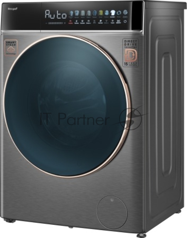 Стиральная машина Weissgauff WMD 58411 Direct Drive Inverter Premium Steam серый, загр.фронтальная макс.: 11кг., 1400об/мин, класс: B (с сушкой)