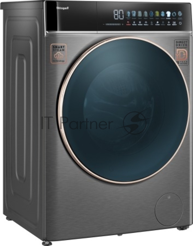 Стиральная машина Weissgauff WMD 58411 Direct Drive Inverter Premium Steam серый, загр.фронтальная макс.: 11кг., 1400об/мин, класс: B (с сушкой)