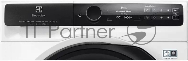 Стиральная машина Electrolux EW8W7607QE, с фронтальной загрузкой, 11кг (с сушкой)