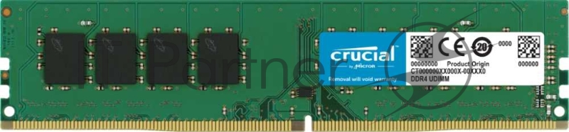 Оперативная память Crucial 32GB DDR4-3200 UDIMM PC4-25600 CL22 DIMM 288-pin 1.2В dual rank Ret