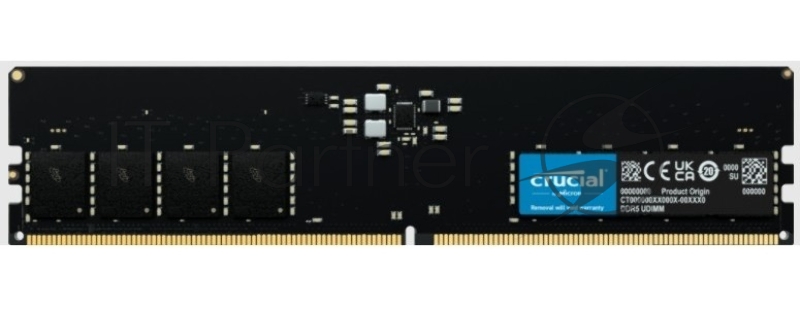 Оперативная память Crucial 16GB DDR5 4800 MT/s CL40 16Gbit CT16G48C40U5