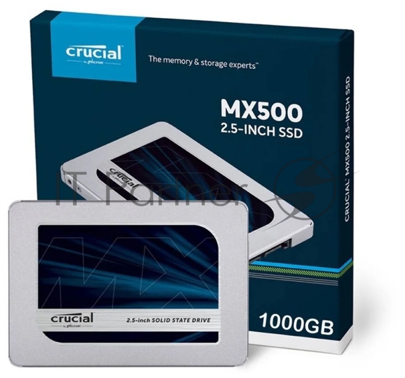 Накопитель SSD Crucial Disk MX500 1000GB ( 1Tb ) SATA 2.5” 7mm (with 9.5mm adapter)