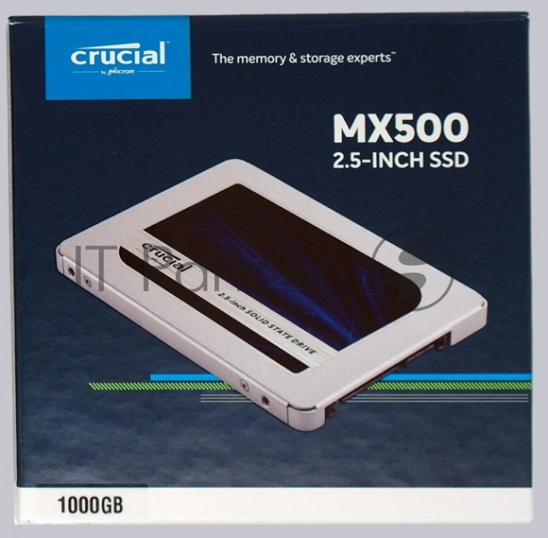 Накопитель SSD Crucial Disk MX500 1000GB ( 1Tb ) SATA 2.5” 7mm (with 9.5mm adapter)