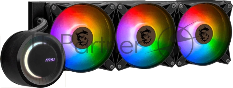 СВО MSI MAG CORELIQUID E360 3xARGB Fan, ARGB Block LGA 1200/1700 AM5/AM4 (306-7ZW6E51-C24)