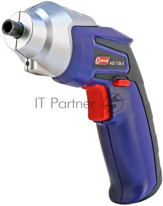 Отвертка аккум. Диолд АШ-1136 Л аккум. патрон:Шестигранник 6.35 мм (1/4) (кейс в комплекте) (10021021)