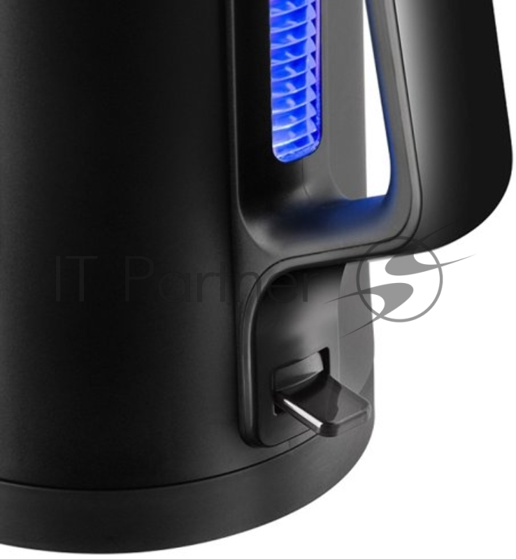 Чайник электрический Redmond KG224 1.5л. 1780Вт черный корпус: стекло