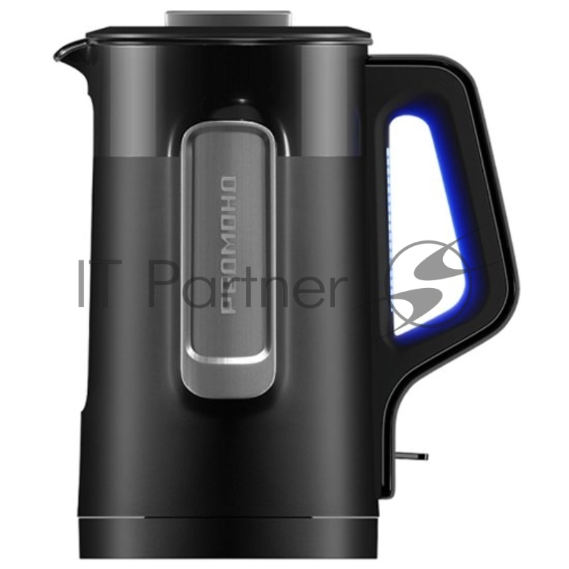 Чайник электрический Redmond KG224 1.5л. 1780Вт черный корпус: стекло