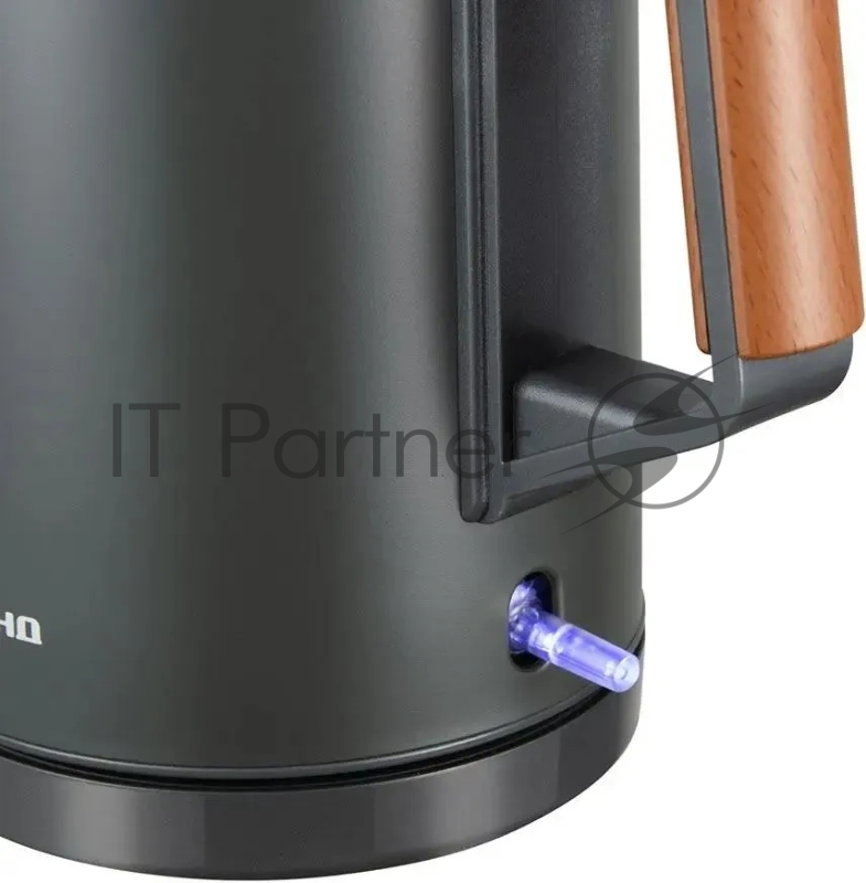 Чайник электрический Redmond KM236 1.7л. 2200Вт серый корпус: стекло