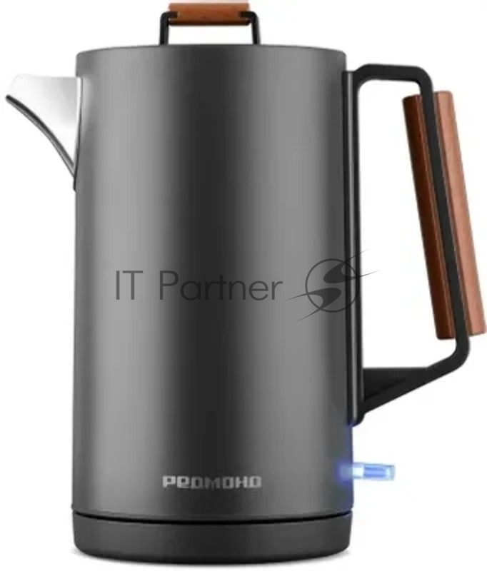 Чайник электрический Redmond KM236 1.7л. 2200Вт серый корпус: стекло