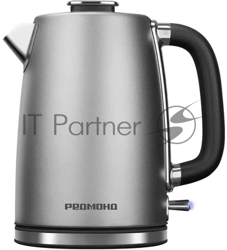 Чайник электрический Redmond KM240 1.7л. 2200Вт серый корпус: стекло