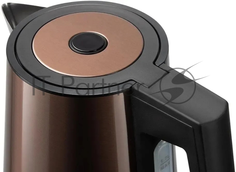 Чайник электрический Redmond KM244 1.7л. 2200Вт коричневый корпус: стекло