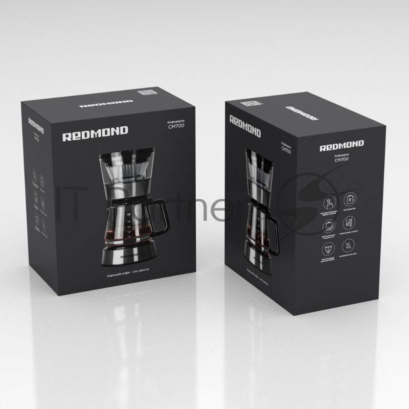 Кофеварка капельная Redmond CM700 900Вт черный