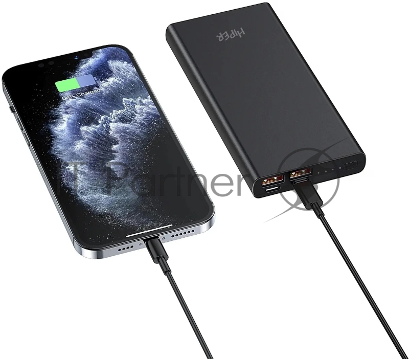 Внешний аккумулятор HIPER CORE XL Metal чёрный (10000 мАч)