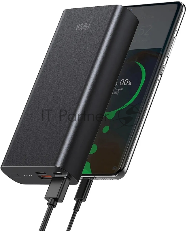 Внешний аккумулятор HIPER CORE 3XL Metal чёрный (20000 мАч)