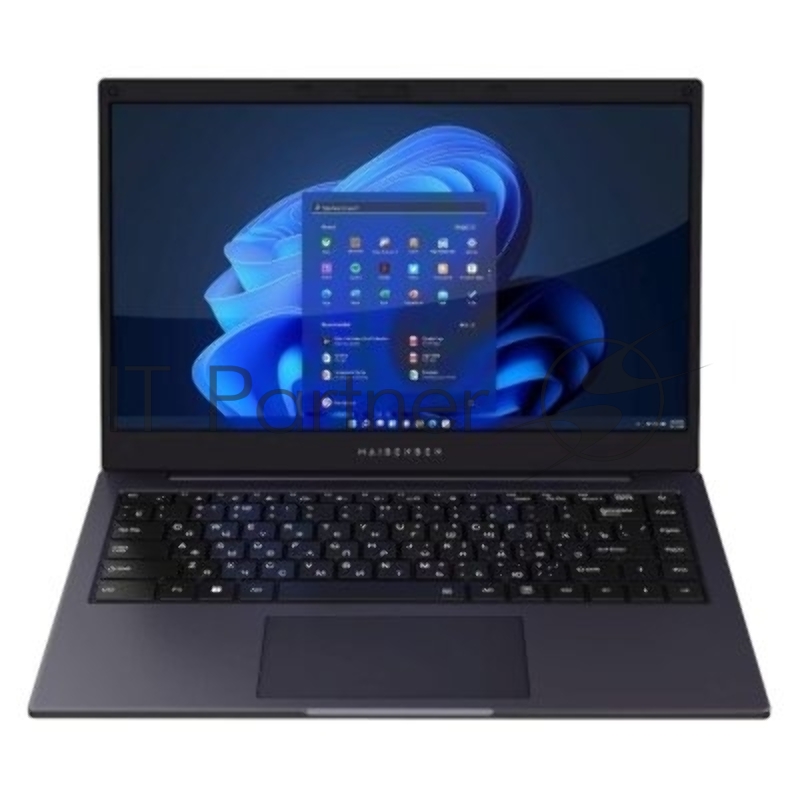 Ноутбук Maibenben Smart S14A-iN10UM 14(1920x1080 (матовый) IPS)/Intel N-series N100(0.8Ghz)/8192Mb/256PCISSDG UHD Graphics/Cam/BT/WiFi/38WHr/war 1y/1.45kg/Win11Home + Screen 60Hz, 250nits, 16:9