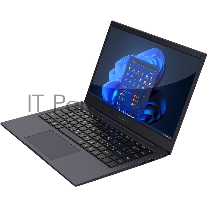 Ноутбук Maibenben Smart S14A-iN10UM 14(1920x1080 (матовый) IPS)/Intel N-series N100(0.8Ghz)/8192Mb/256PCISSDG UHD Graphics/Cam/BT/WiFi/38WHr/war 1y/1.45kg/Win11Home + Screen 60Hz, 250nits, 16:9