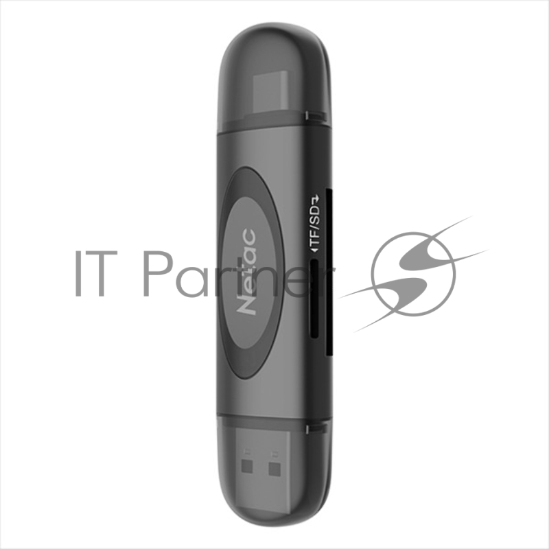 Карт-ридер Netac WK14 NT09WK14-30BK SD, SDHC, SDXC, microSD, microSDHC, microSDXC, интерфейс USB 3.2