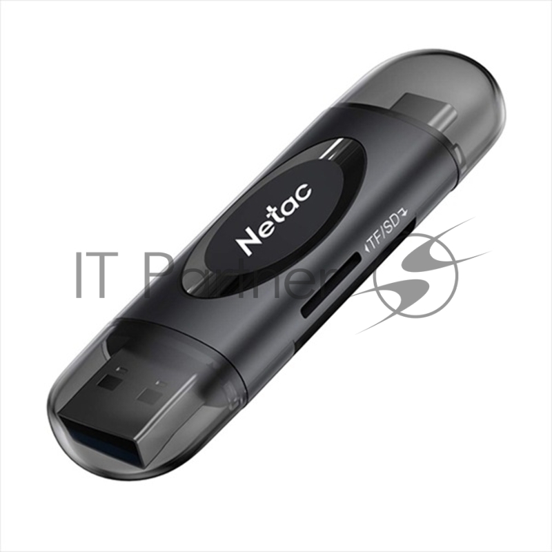 Карт-ридер Netac WK14 NT09WK14-30BK SD, SDHC, SDXC, microSD, microSDHC, microSDXC, интерфейс USB 3.2