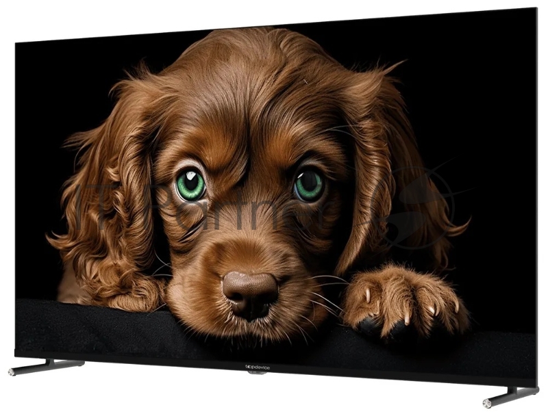 Телевизор Topdevice 50/UHD/VA-QLED/Smart Wildred/2-8ГБ/БT черный