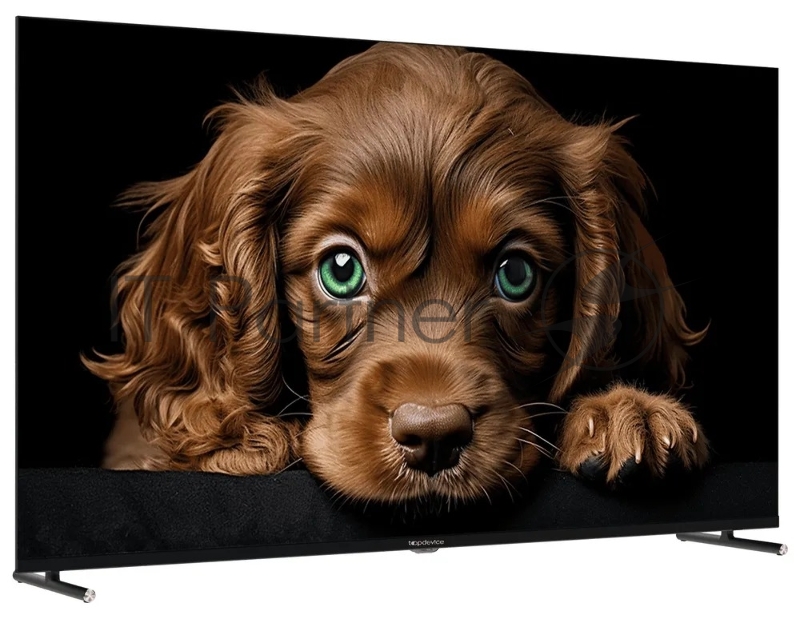 Телевизор Topdevice 50/UHD/VA-QLED/Smart Wildred/2-8ГБ/БT черный