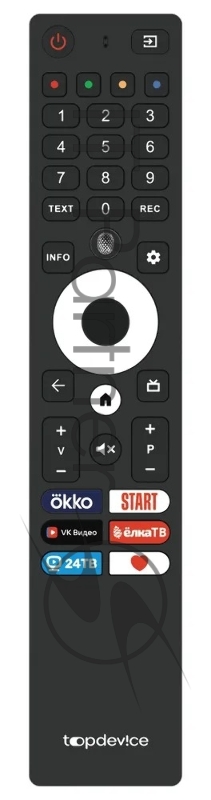 Телевизор Topdevice 50/UHD/VA-QLED/Smart Wildred/2-8ГБ/БT черный