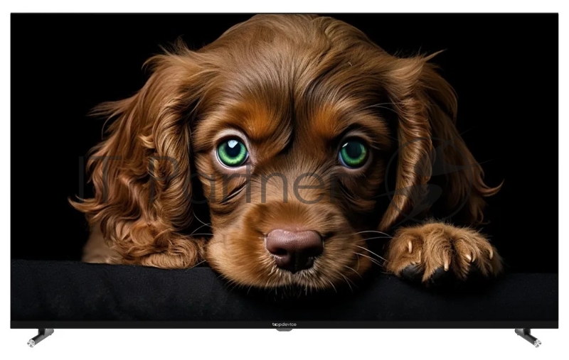 Телевизор Topdevice 50/UHD/VA-QLED/Smart Wildred/2-8ГБ/БT черный
