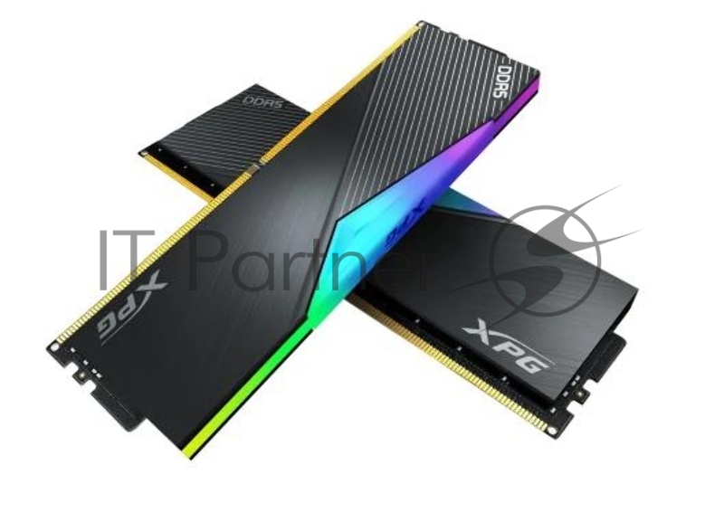 Оперативная память Adata XPG Lancer RGB DDR5 Общий объём памяти 32Гб Module capacity 16Гб Количество 2 5600 МГц Множитель частоты шины 36 1.25 В RGB черный AX5U5600C3632G-DCLARBK