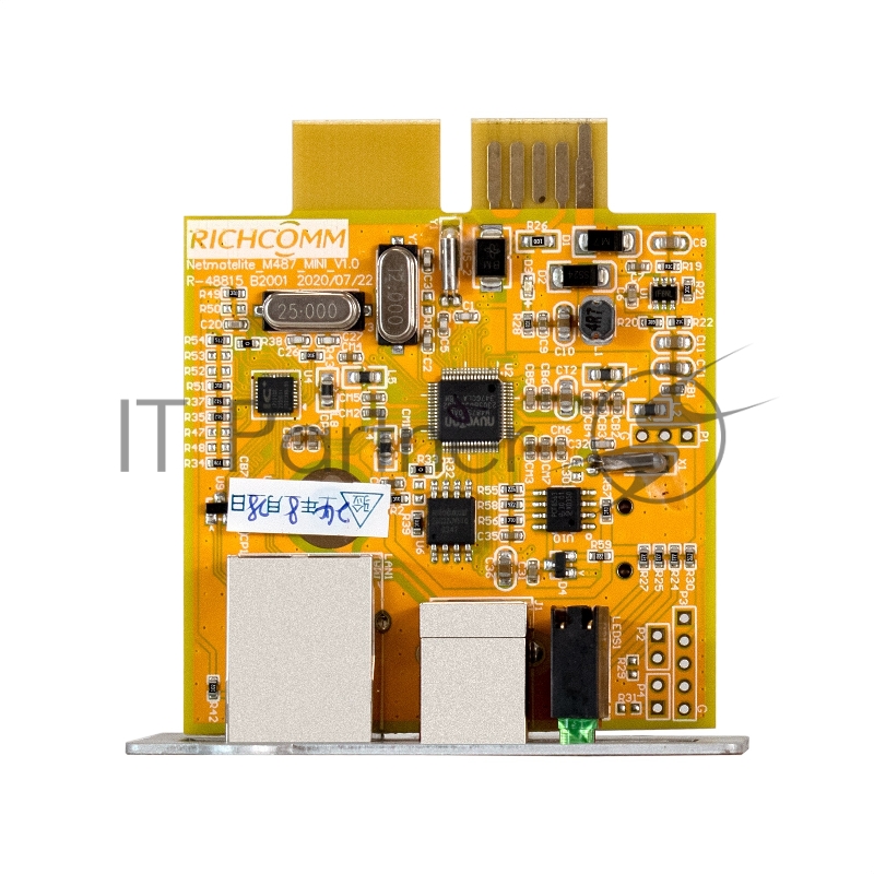 Внутренняя SNMP-карта ExeGate NetExpert 522/Richcomm NetmaitliteMini для On-line ИБП ExeGate PowerExpert (плата для удаленного управления для ИБП ExeGate серии TL, ULS, 1*10/100 Base-T Fast Ethernet(RJ45)+1*USB(B))