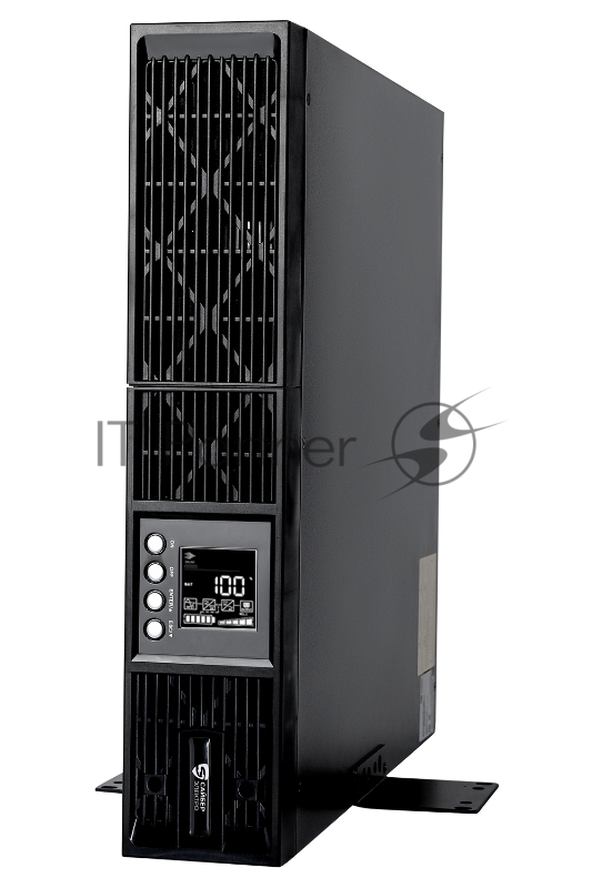 Источник бесперебойного питания/ UPS Сайбер Электро ЭКСПЕРТ-II-3000Р Онлайн, Стойка/Напольный 3000ВА/3000Вт. USB/RS-232/SNMP Slot/EPO/RJ-11/RJ-45 (8 IEC С13)(2) C19 (12В /9Ач. х 6) 2U