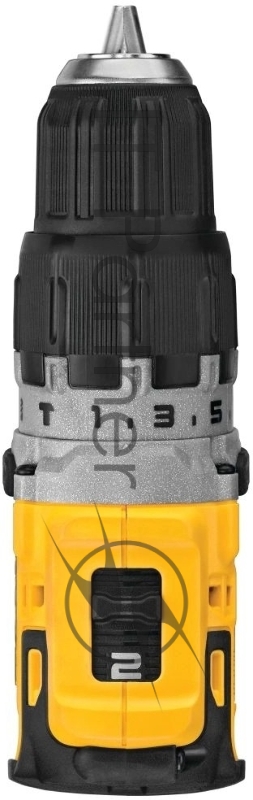 Дрель-шуруповерт DeWalt DCD706D2 аккум. патрон:быстрозажимной