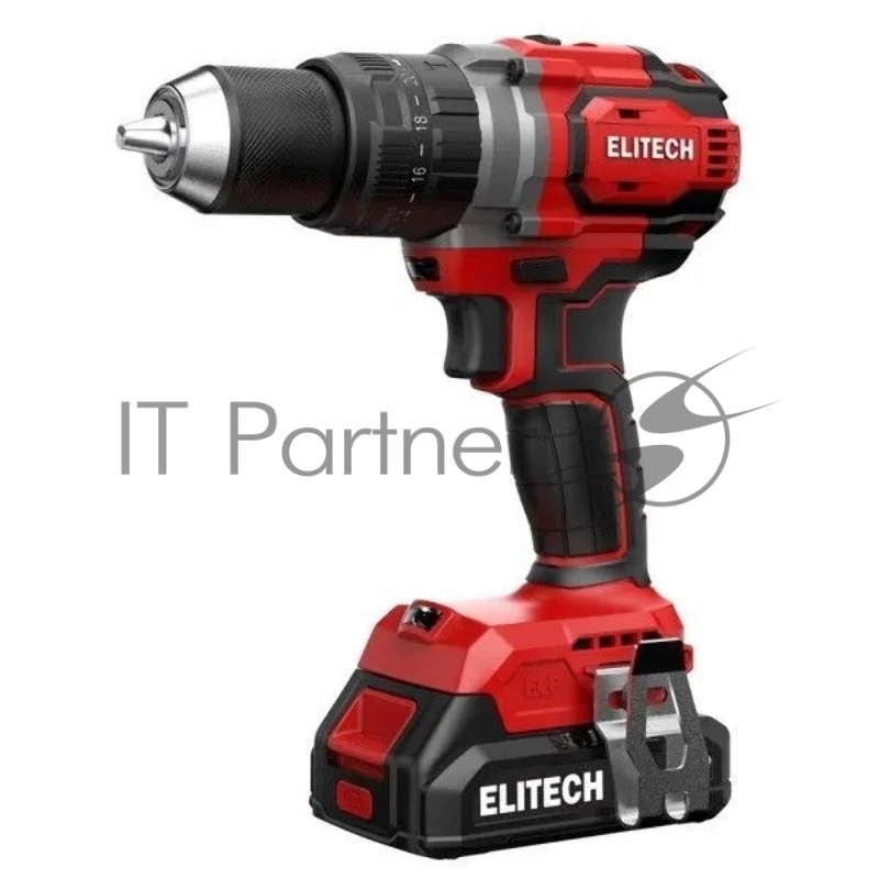 Дрель-шуруповерт Elitech ДА 20УБЛ2 аккум. патрон:быстрозажимной (205680)