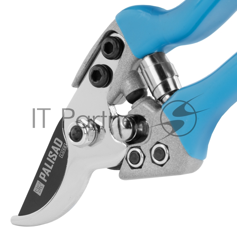 Секатор прямого реза, 190 мм, алюминиевые обрезиненые рукоятки, LUXE// Palisad