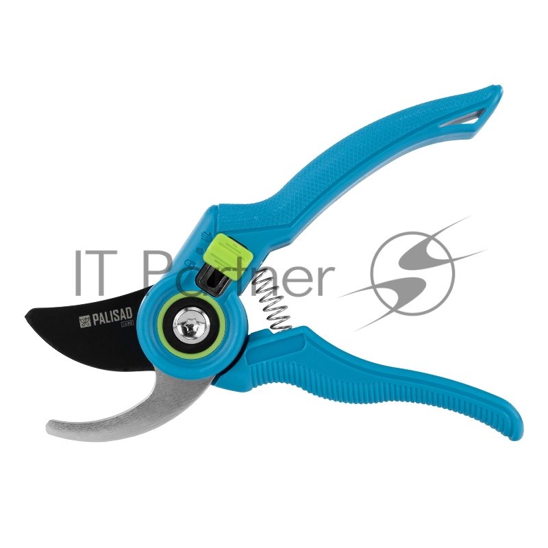 Секатор прямого реза, 210 мм, регулировка захвата, пластиковые рукоятки, LUXE// Palisad