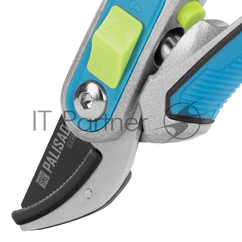 Секатор с наковальней, 215 мм, регулировка захвата, трехкомпонентные рукоятки, LUXE// Palisad