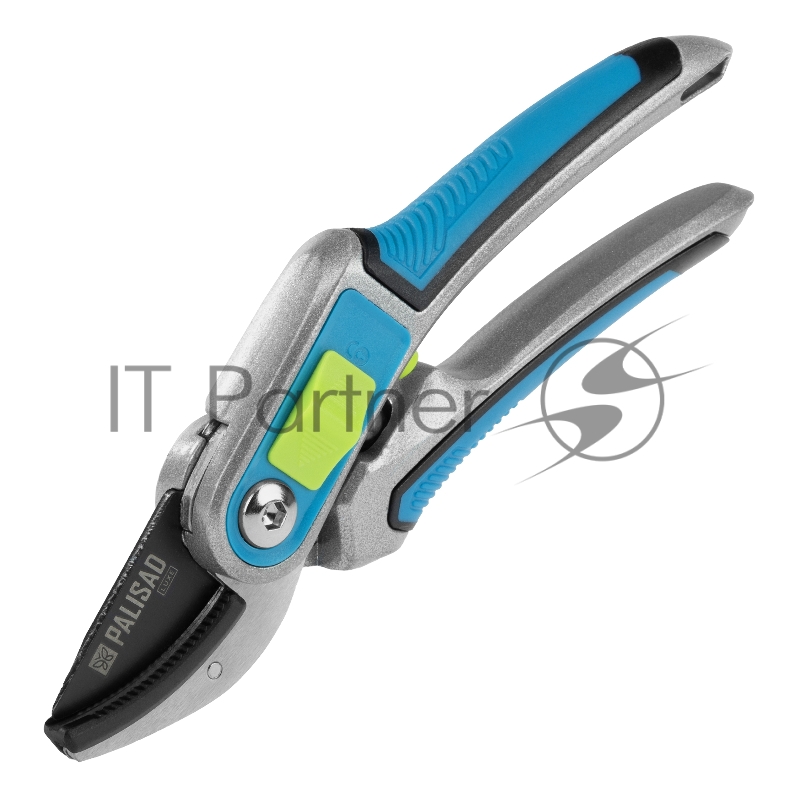 Секатор с наковальней, 215 мм, регулировка захвата, трехкомпонентные рукоятки, LUXE// Palisad