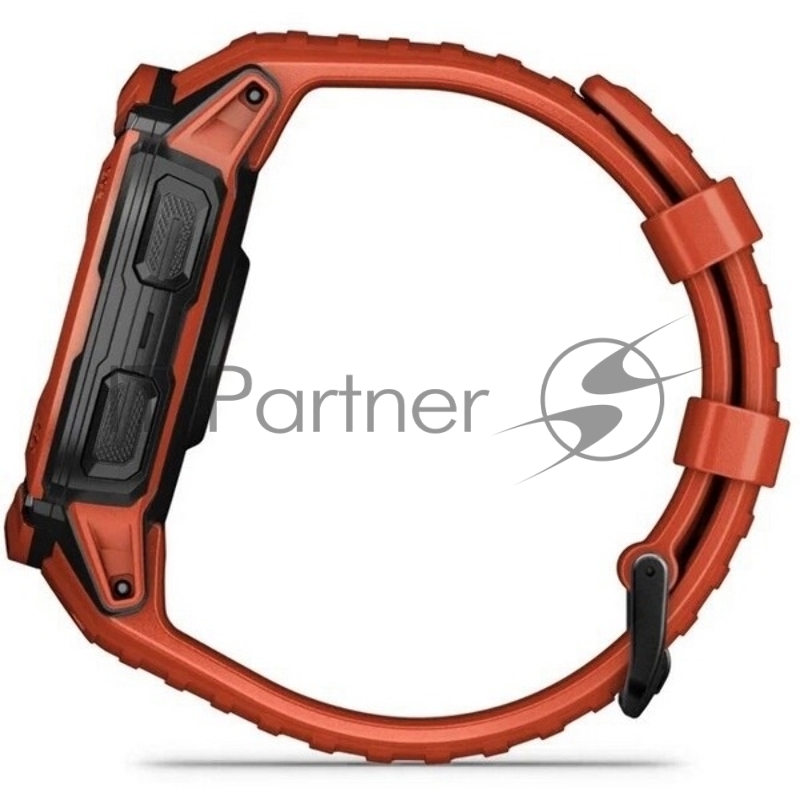 Смарт-часы Garmin Instinct 2X Solar красный 50мм
