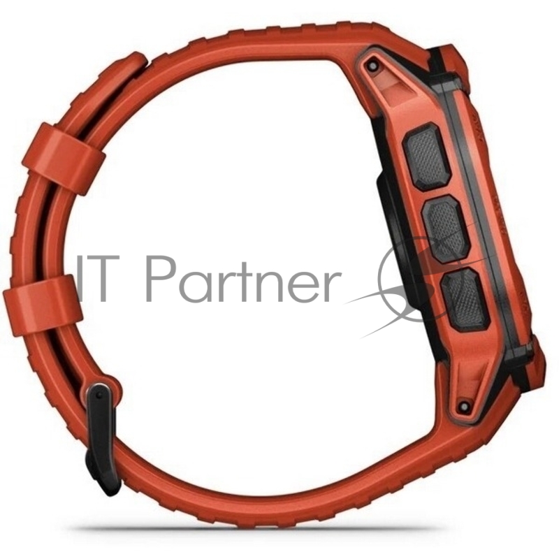 Смарт-часы Garmin Instinct 2X Solar красный 50мм