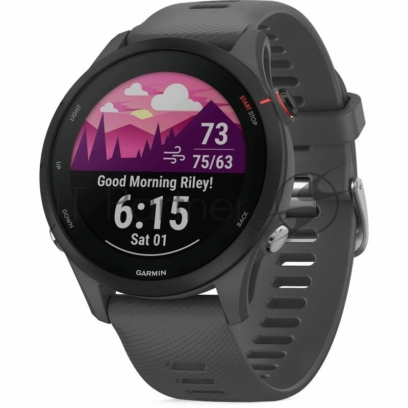 Смарт-часы Garmin Forerunner 255 темно-серый 45,6мм