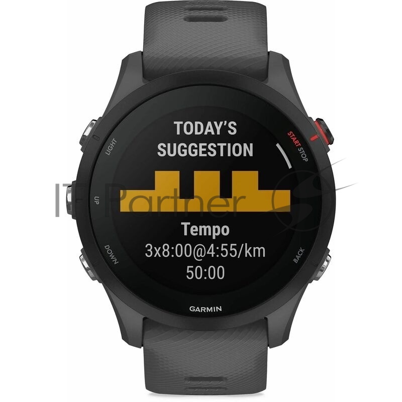 Смарт-часы Garmin Forerunner 255 темно-серый 45,6мм