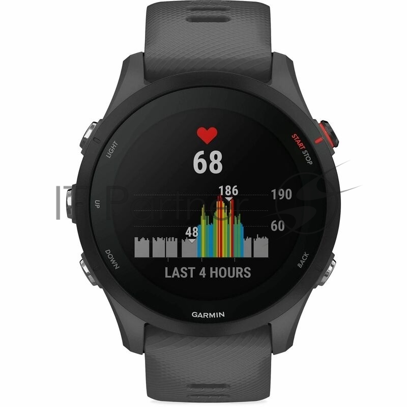 Смарт-часы Garmin Forerunner 255 темно-серый 45,6мм