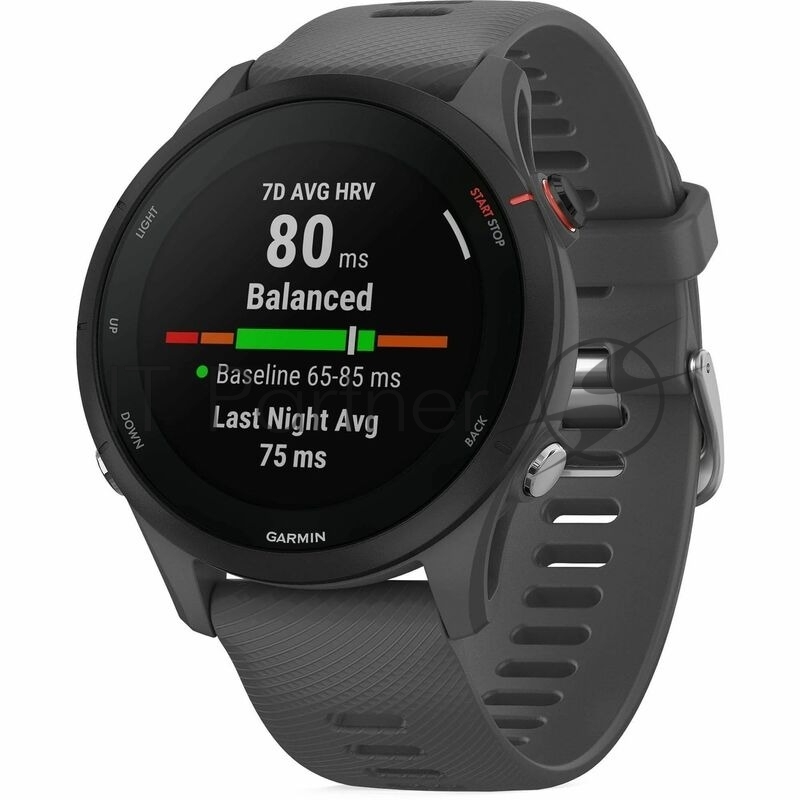Смарт-часы Garmin Forerunner 255 темно-серый 45,6мм