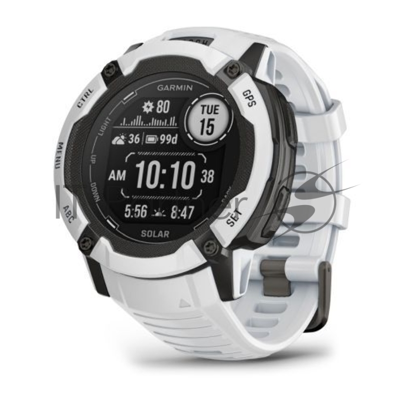 Смарт-часы Garmin Instinct 2X Solar белый 50мм