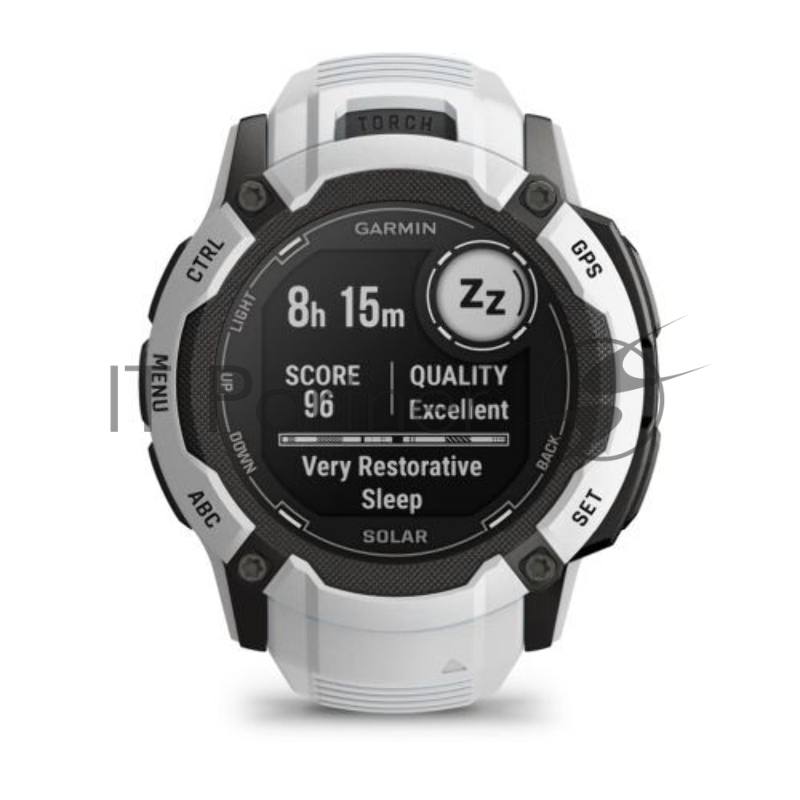 Смарт-часы Garmin Instinct 2X Solar белый 50мм