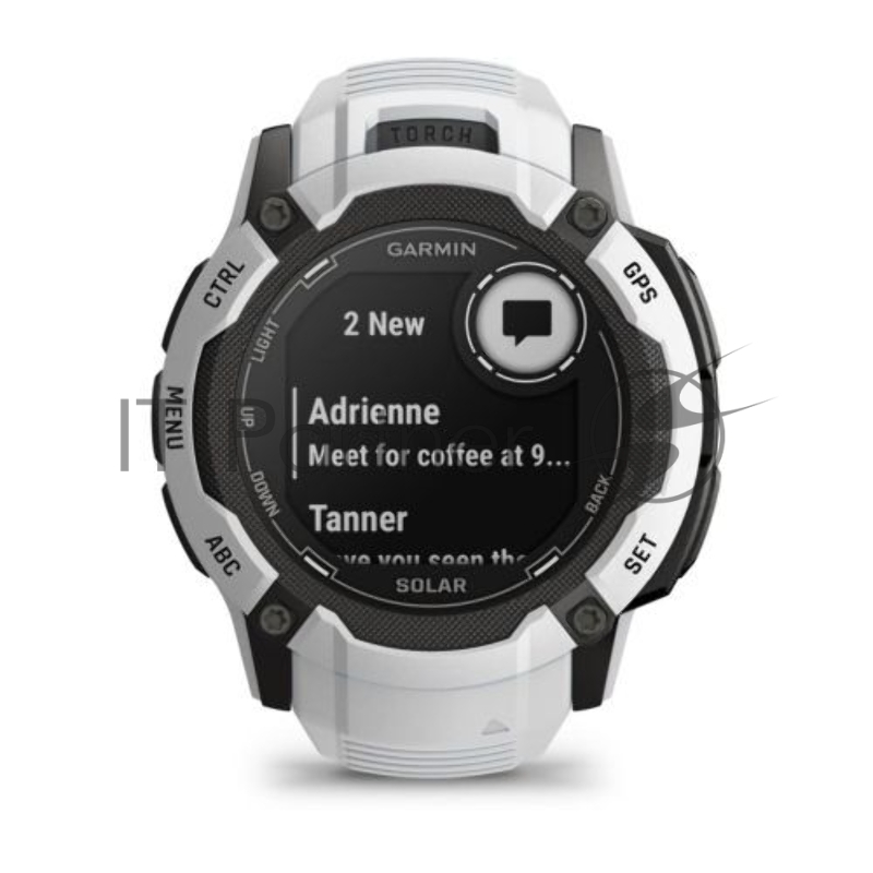 Смарт-часы Garmin Instinct 2X Solar белый 50мм