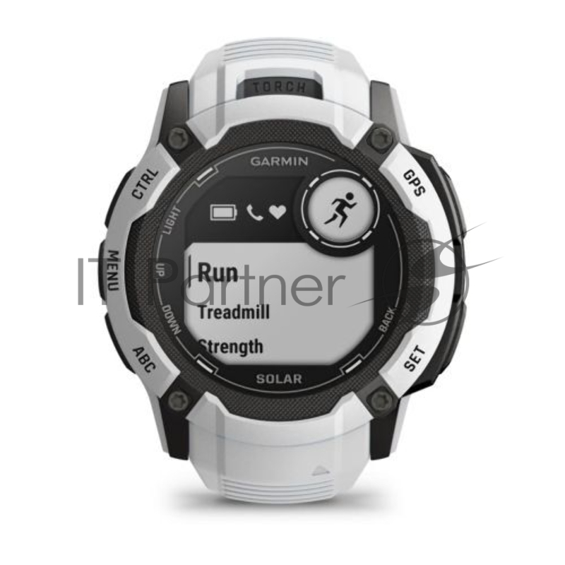 Смарт-часы Garmin Instinct 2X Solar белый 50мм