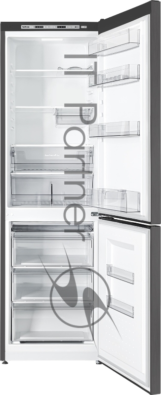 Холодильник Atlant XM 6624-159 черный, двухкамерный 268/119л морозилка снизу