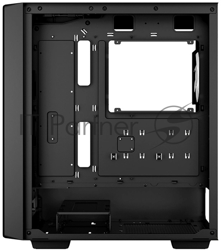 Корпус Deepcool CC560 MESH V2 черный без БП ATX 8x120mm 5x140mm 1xUSB2.0 audio bott PSU